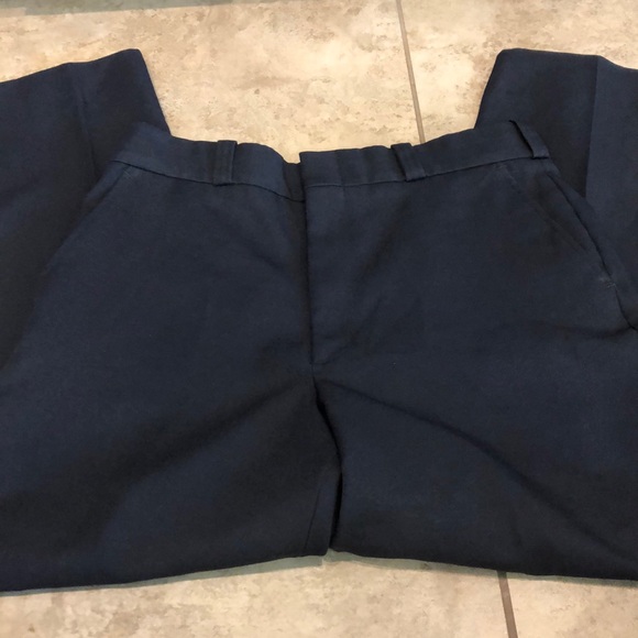 Men’s fechheimer navy dress pants size 35R - Picture 3 of 6